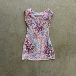 Love Shack Fancy Colville Sequin Dress in Purple